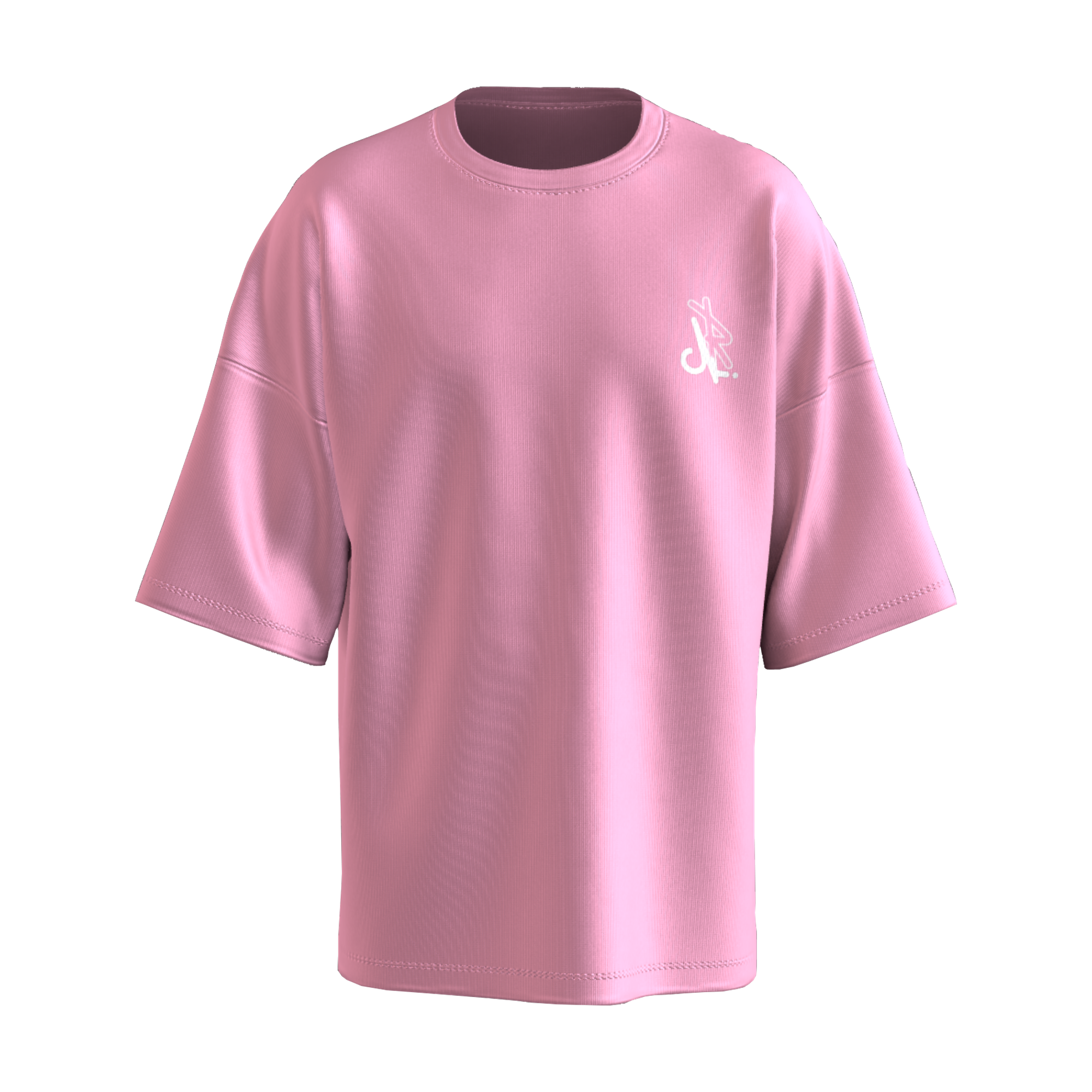 NEMERION CROWN TEE - Pink - Front view